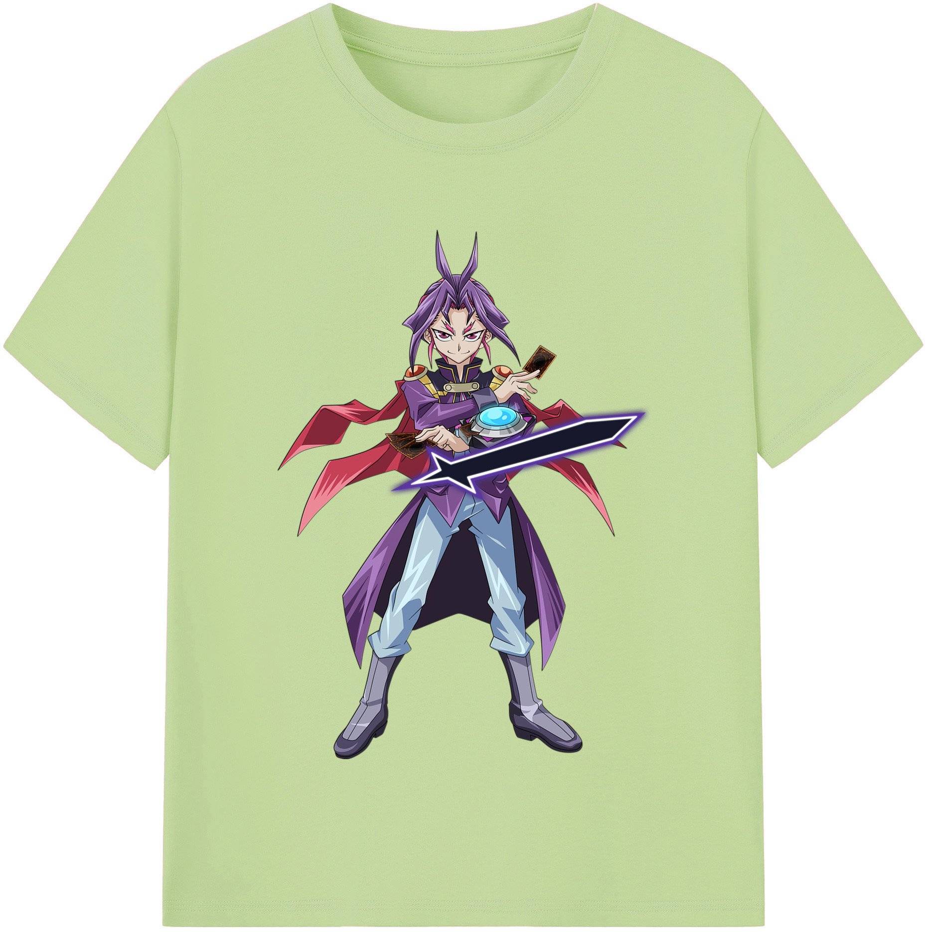 （画像用） 遊☆戯☆王 Yu-Gi-Oh! 綿100％半袖Tシャツ（フロントプリント）